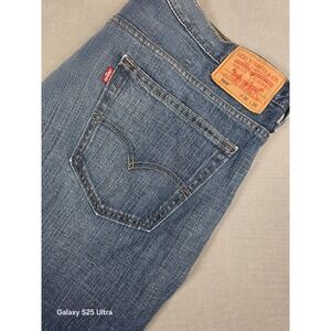Levi's Mens Jeans 569 36x36 Blue Loose Straight Fit Denim Cotton Casual Everyday